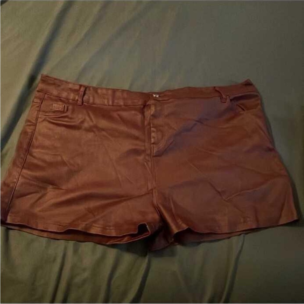 Burgundy Shorts with Relaxed Fit